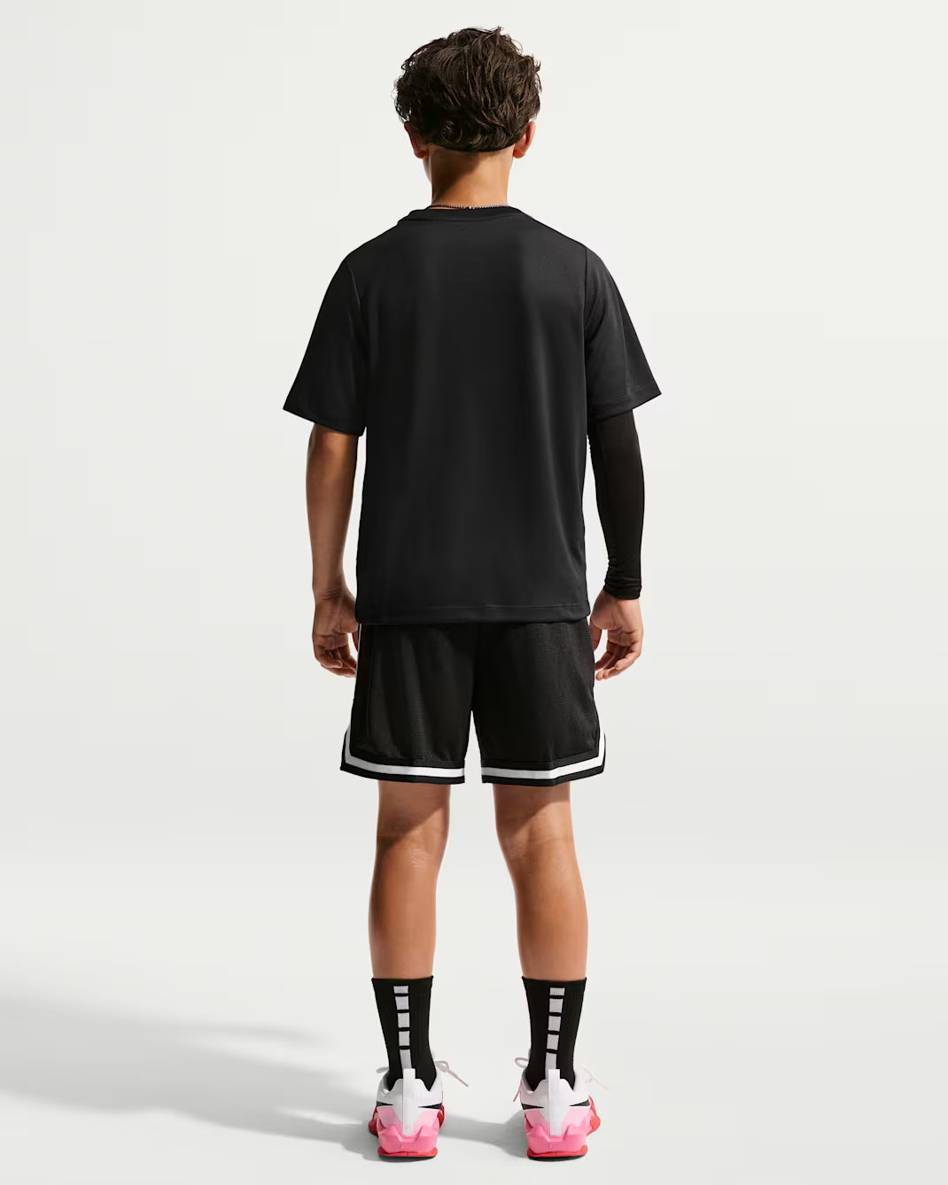 Junior Boys Training Dri Fit Big Logo Short Sleeve Tshirt