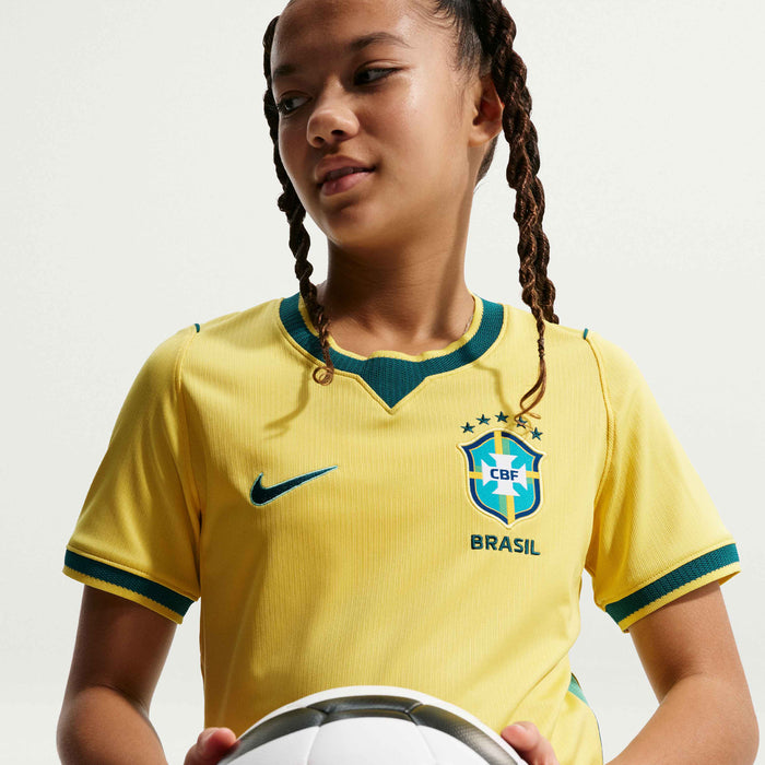 Junior Brazil CBF Home 25/26 Replica Jersey