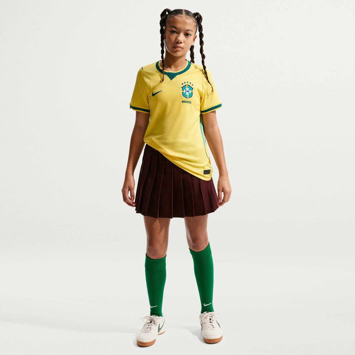 Junior Brazil CBF Home 25/26 Replica Jersey