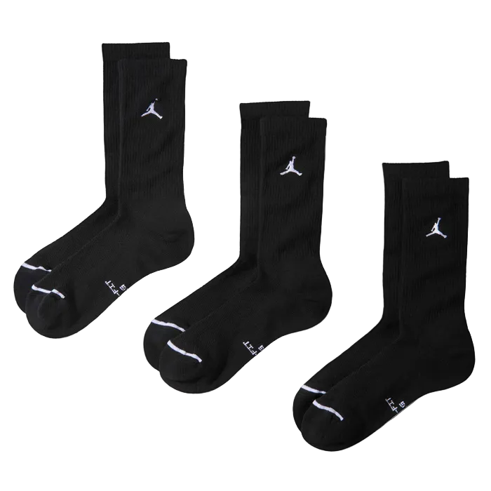 3 Pack Jordan Everyday Cushioned Crew Socks
