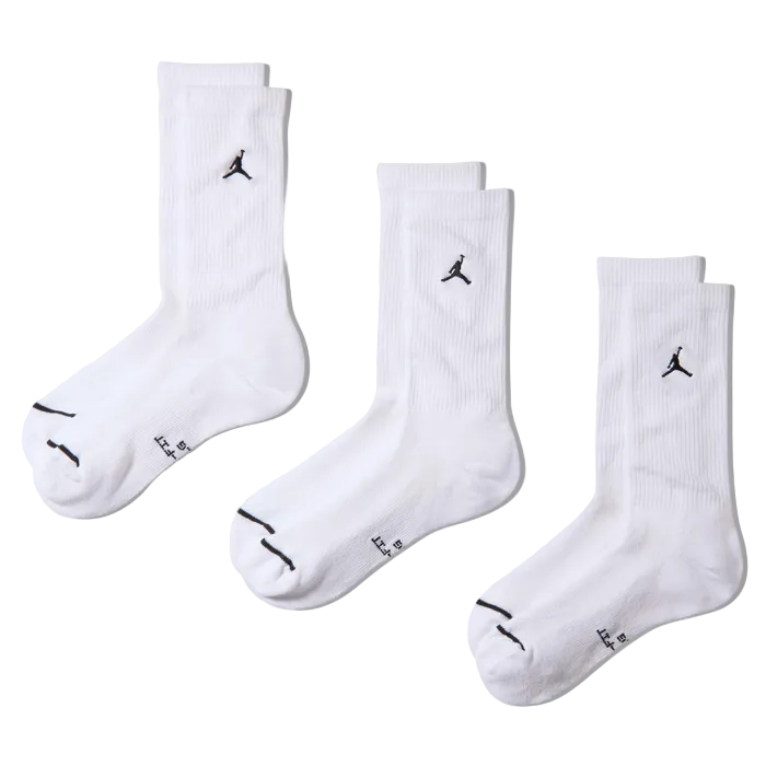 3 Pack Jordan Everyday Cushioned Crew Socks