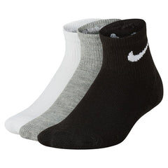 3 Pack Kids Basic Quarter Socks