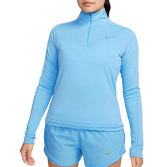 Womens Running Dri-Fit Pacer Half Zip Long Sleeve Top