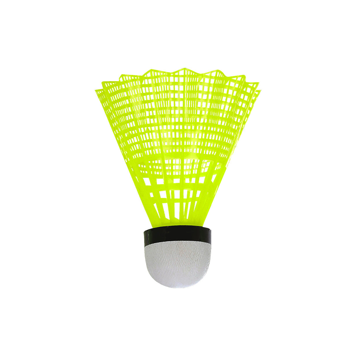 Falcon-Ace Badminton Yellow Nylon Shuttlecock