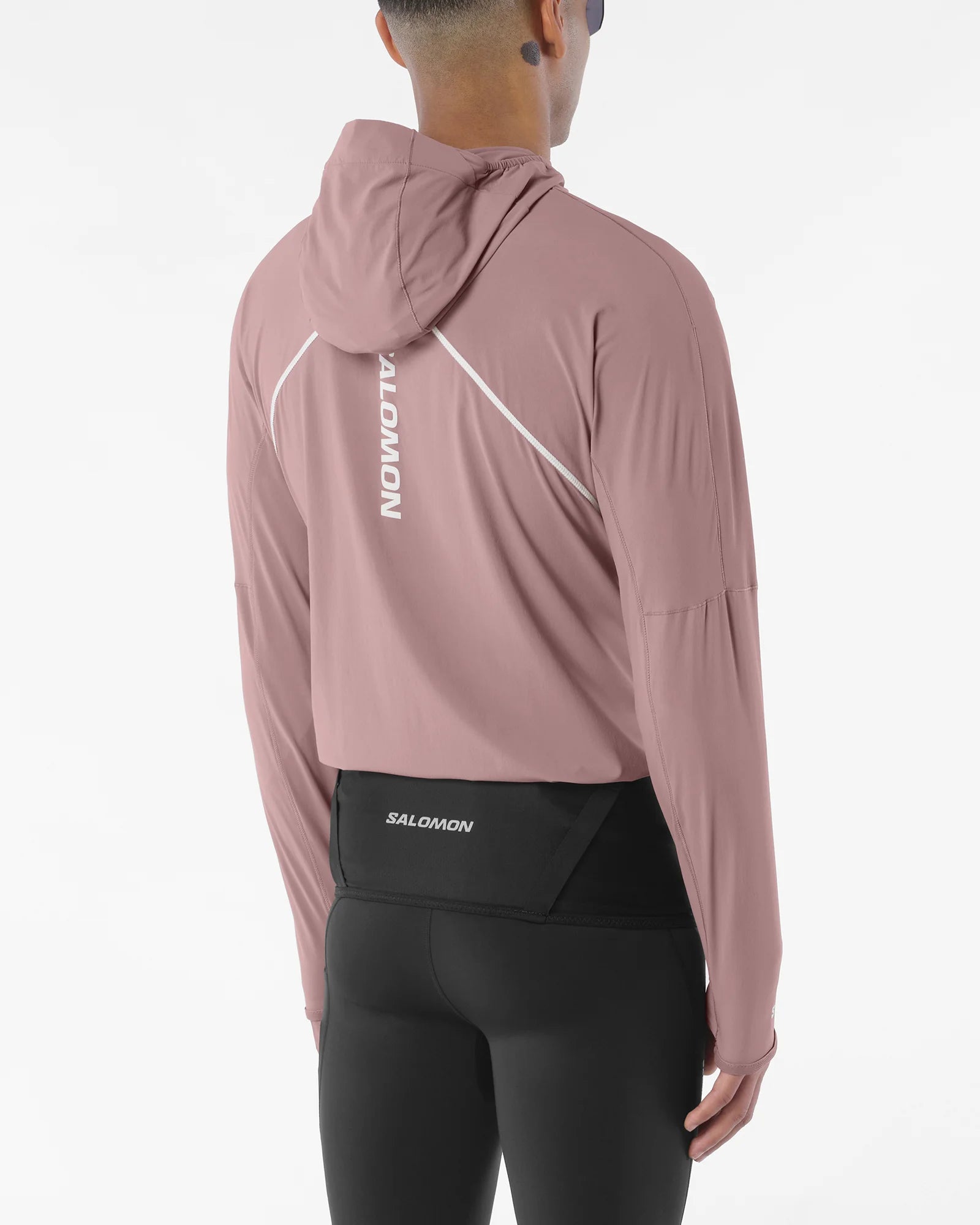 Mens Sense Aero Hybrid Hooded Half Zip