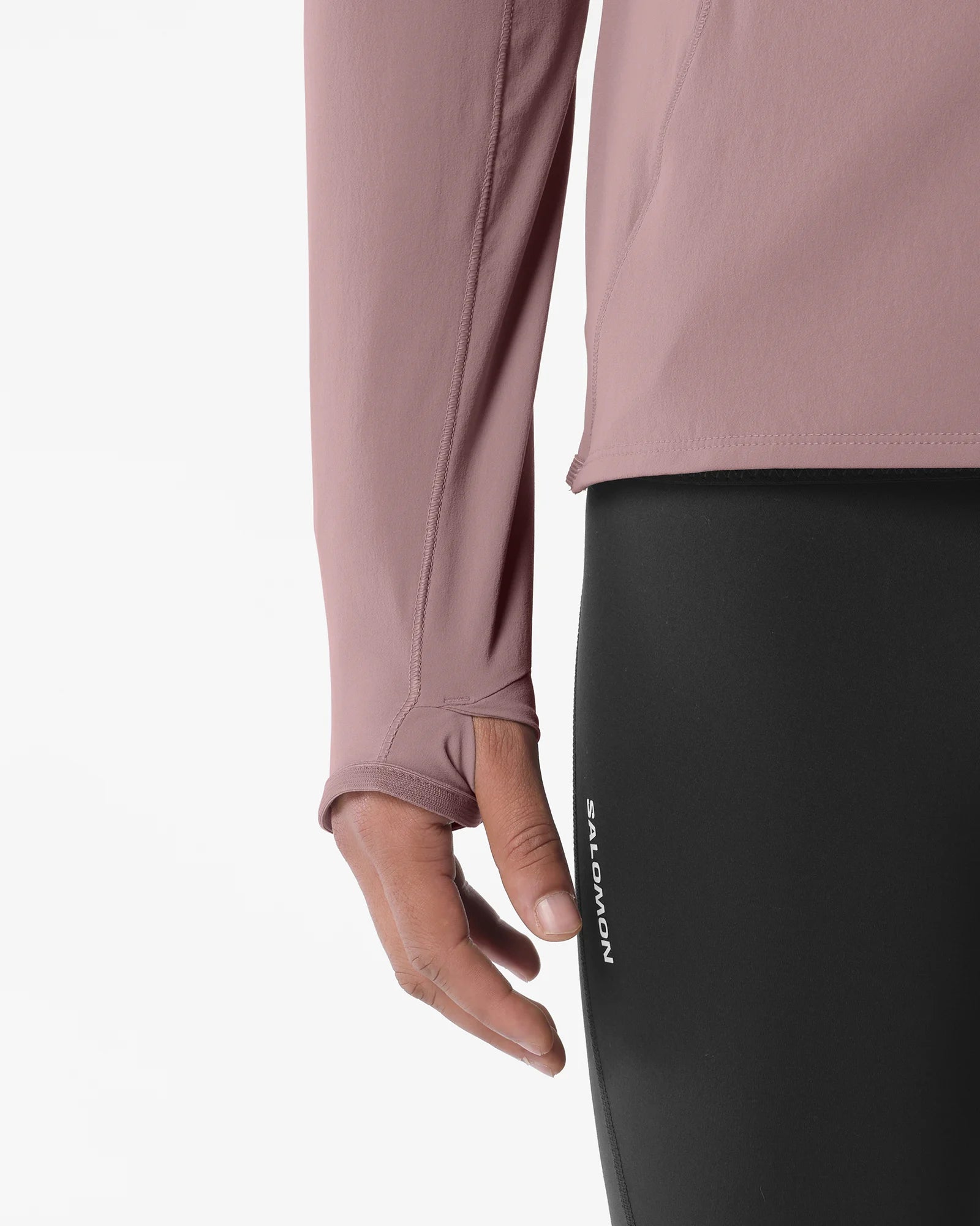 Mens Sense Aero Hybrid Hooded Half Zip