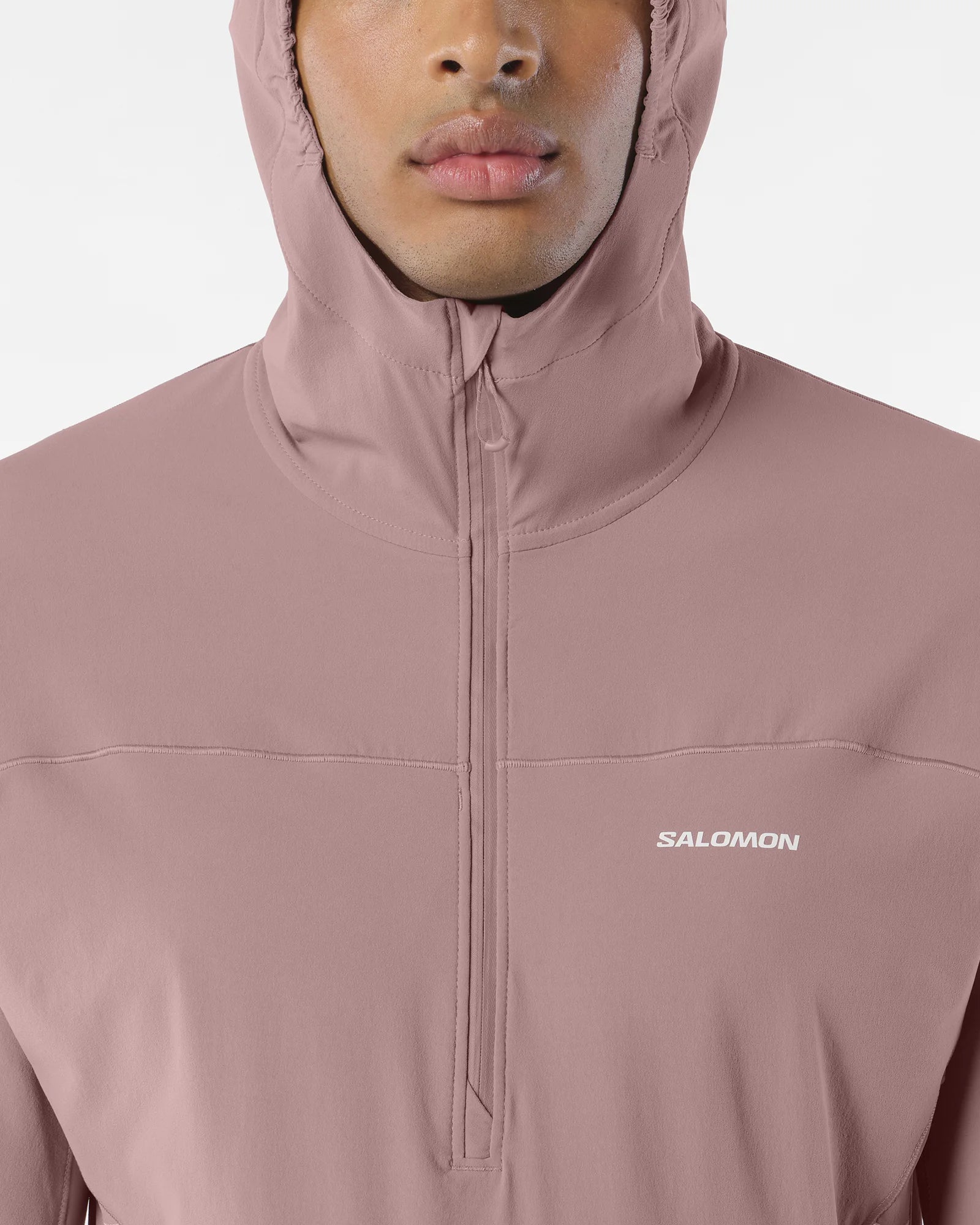 Mens Sense Aero Hybrid Hooded Half Zip