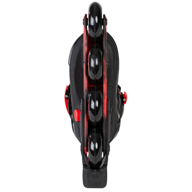 Youth Jet Black Adj. Inline Skates