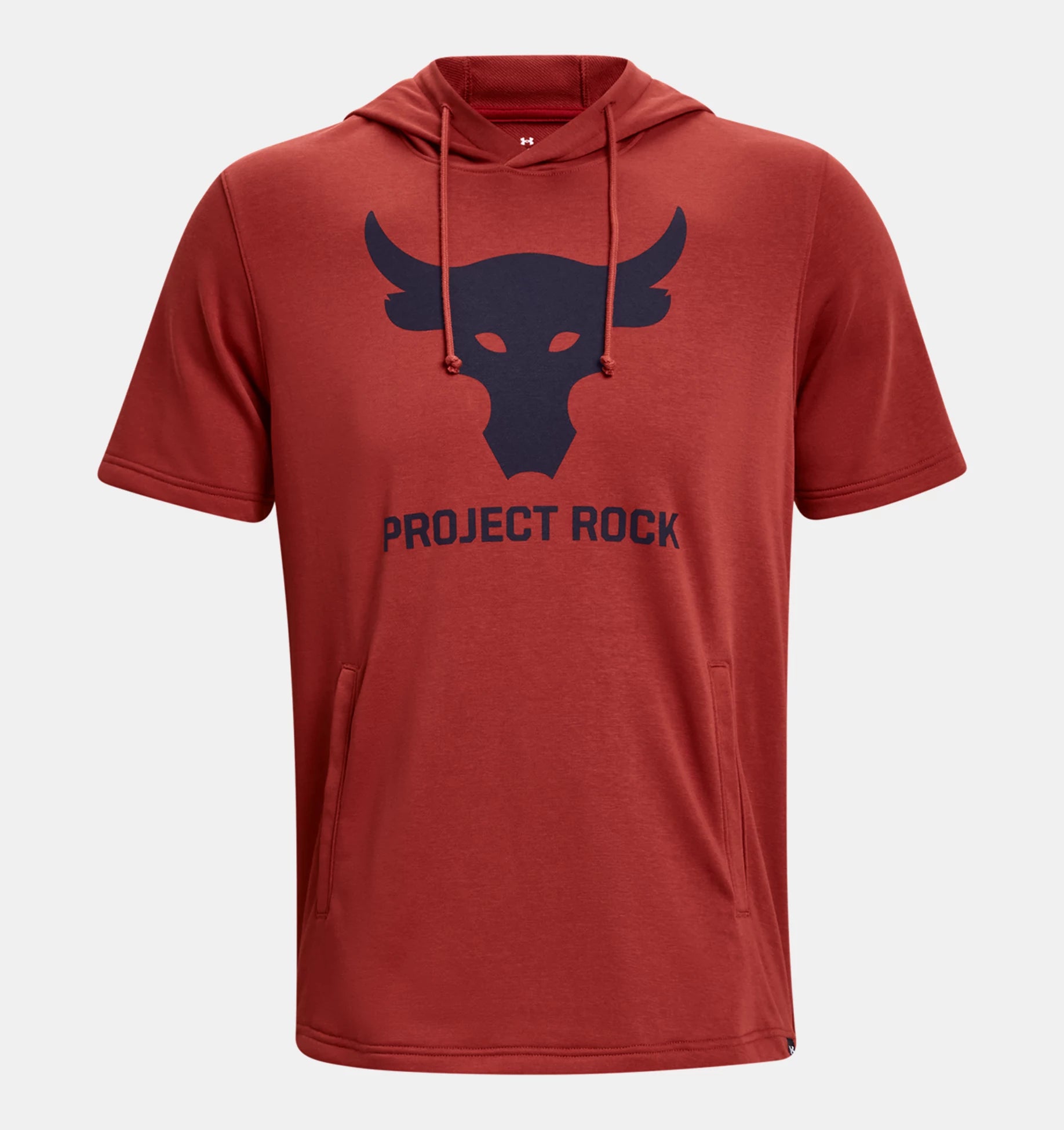 Mens Project Rock Brahma Bull Pullover short sleeve Hoodie