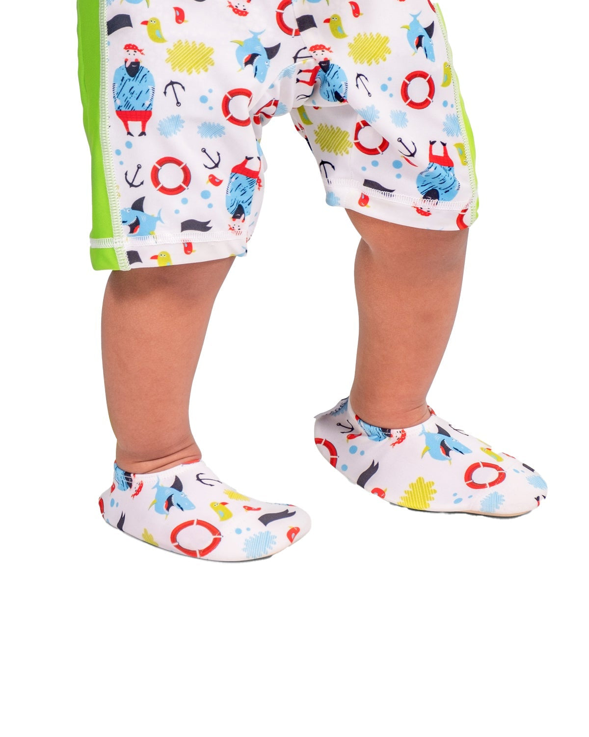 Baby Blue Pirate Pool Shoes