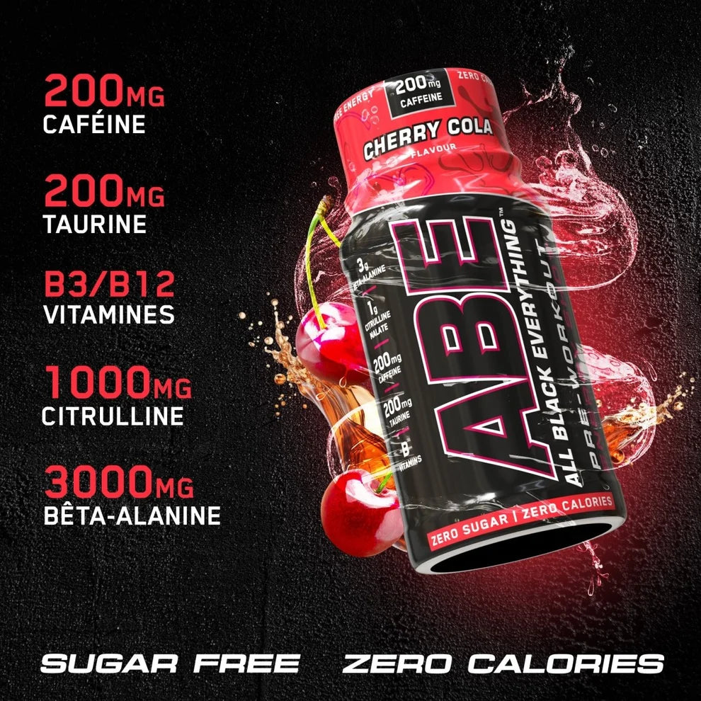 ABE Ultimate Pre-Workout Shot Cherry Cola 60 Milliliters