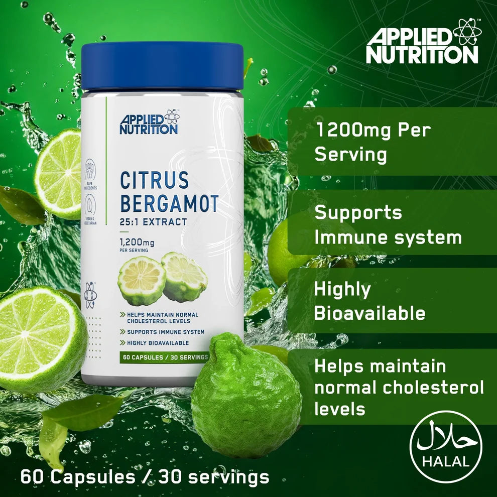 Citrus Bergamot 25:1 Extract 1200 Mg 60 Capsules