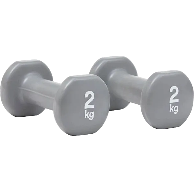 Vinyl Coated Dumbbells 2 Kilogram (pair)