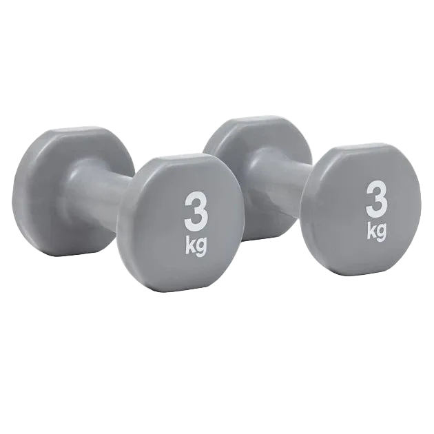 Vinyl Coated Dumbbells 3 Kilogram (pair)