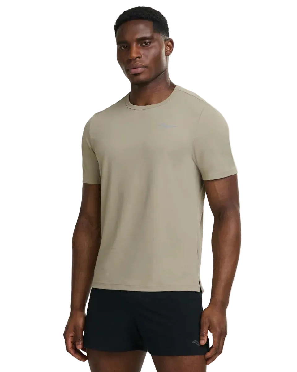 Mens Stopwatch Heather Short Sleeve T-Shirt