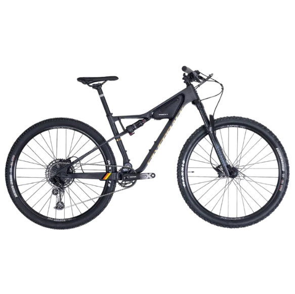 Stratos CF 100 29 Inch Dual Suspension Mountain Bike