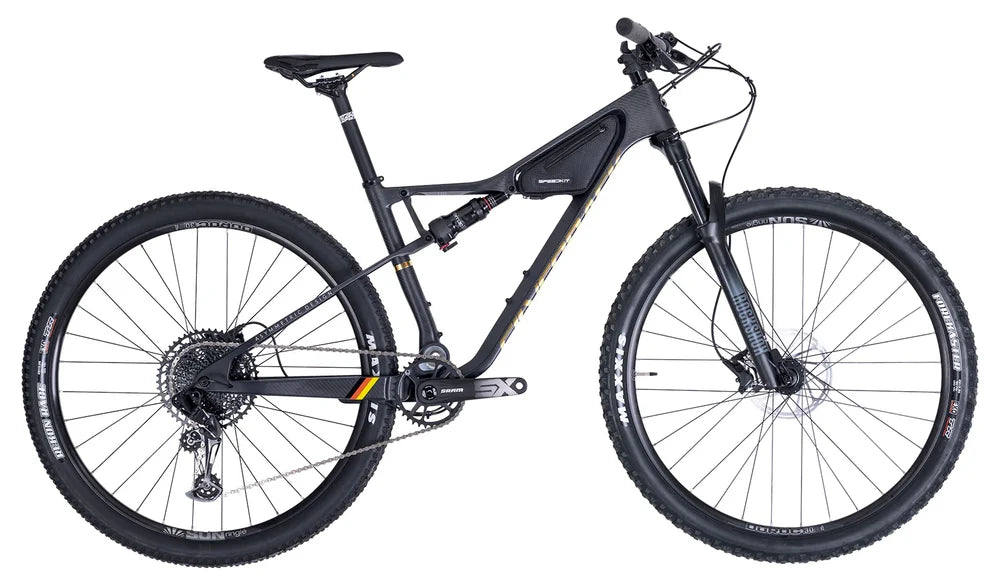 Stratos CF 100 29 Inch Dual Suspension Mountain Bike