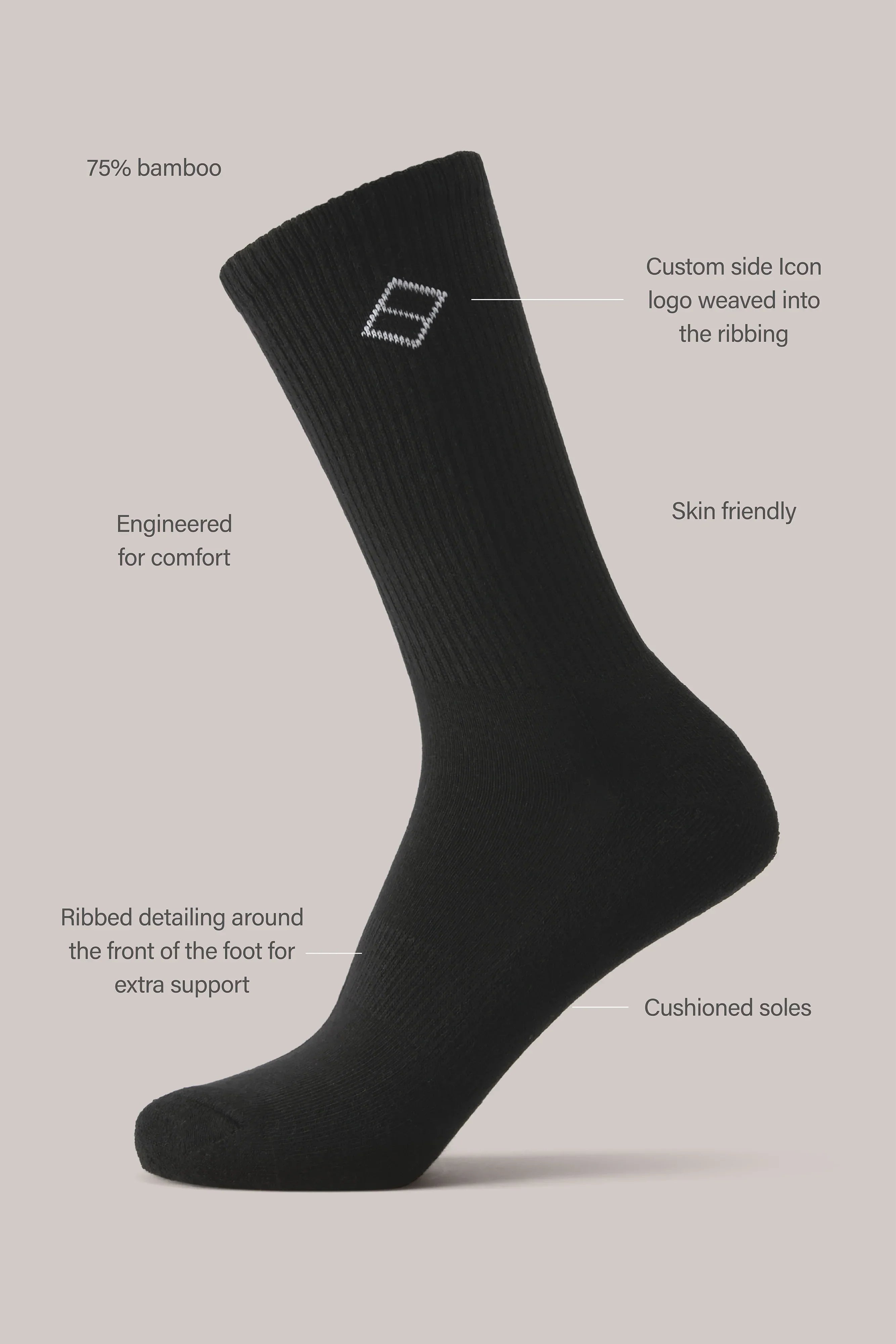 Beardsley Crew Sock