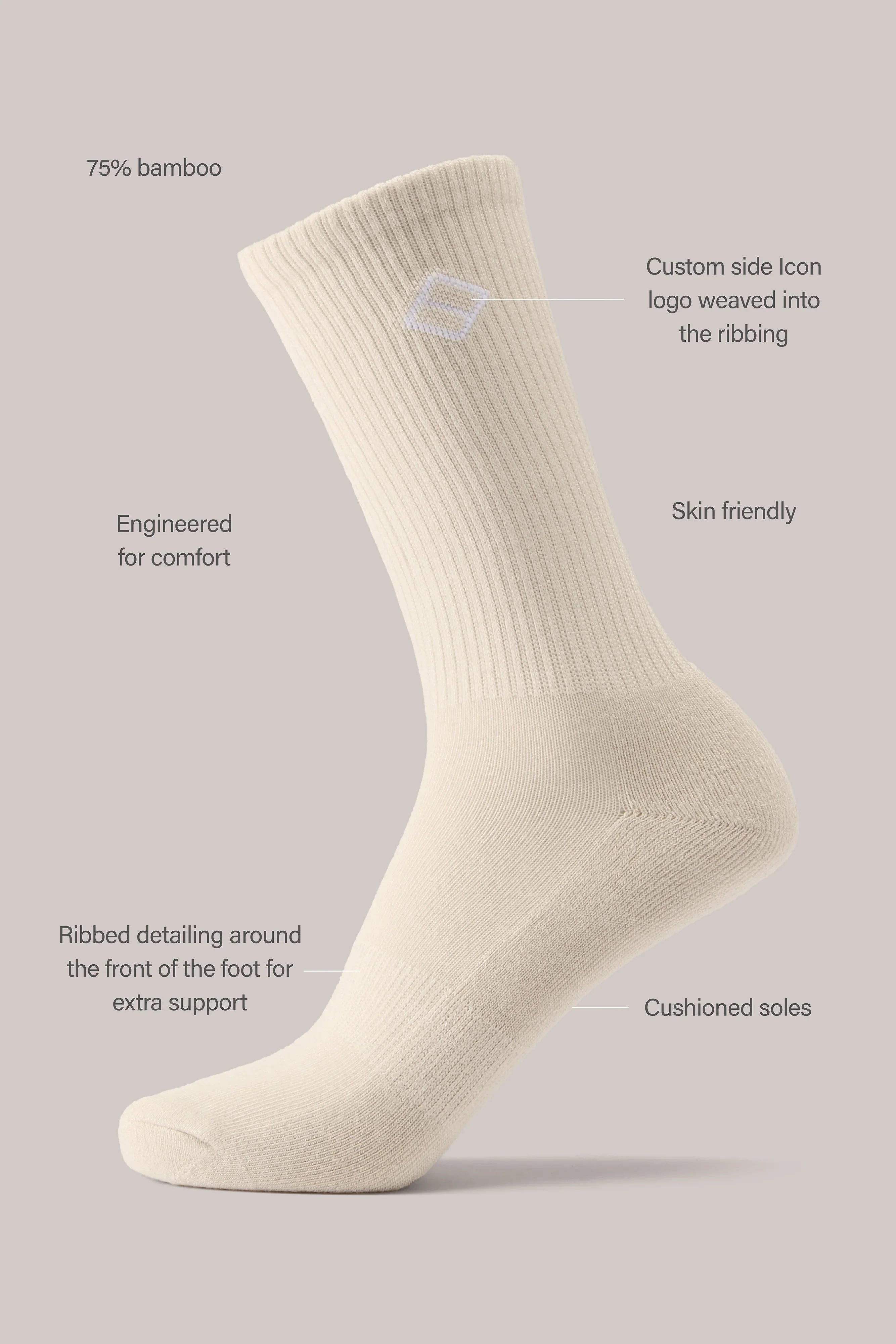 Beardsley Crew Sock