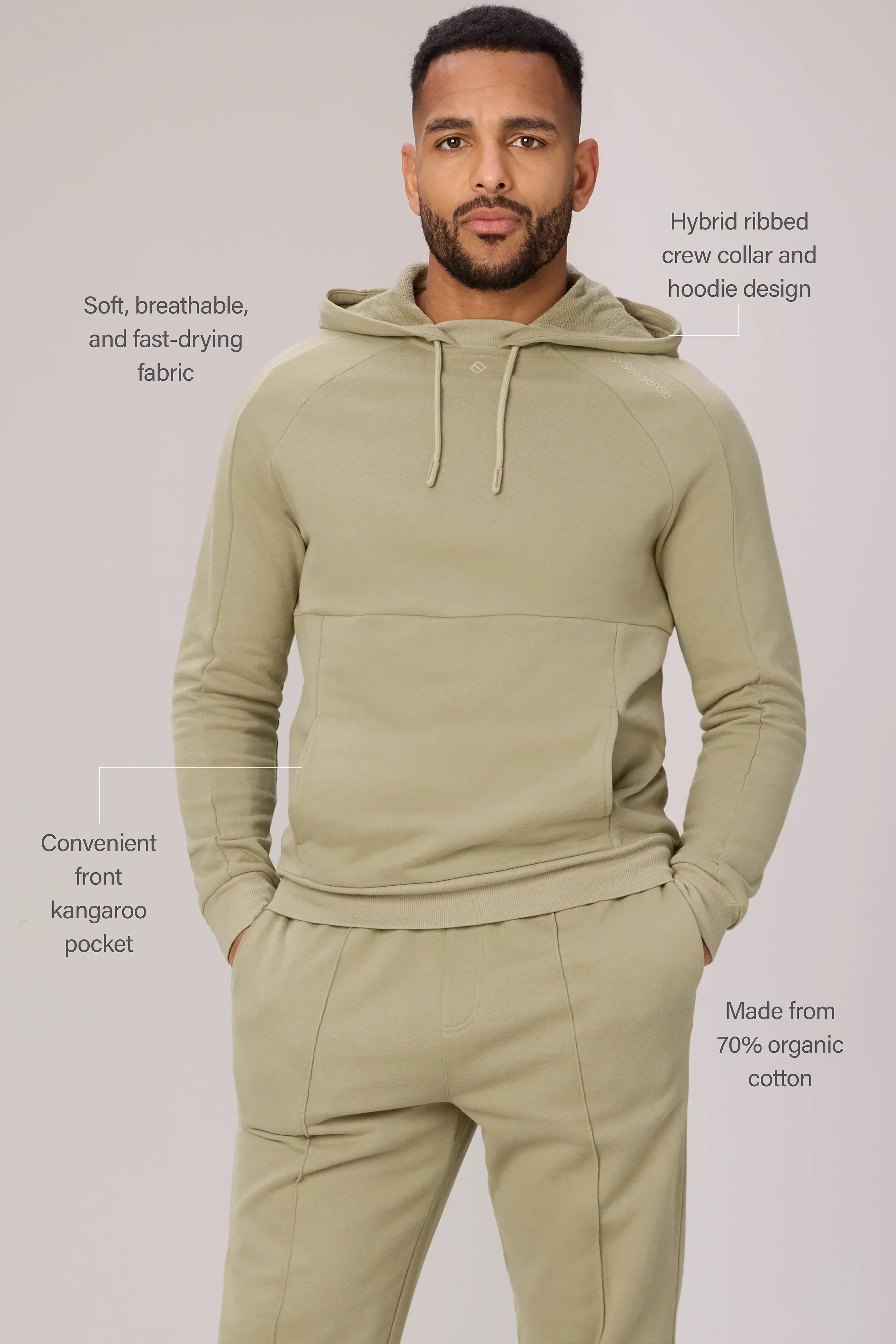 Mens Cambresis Pullover Hoodie