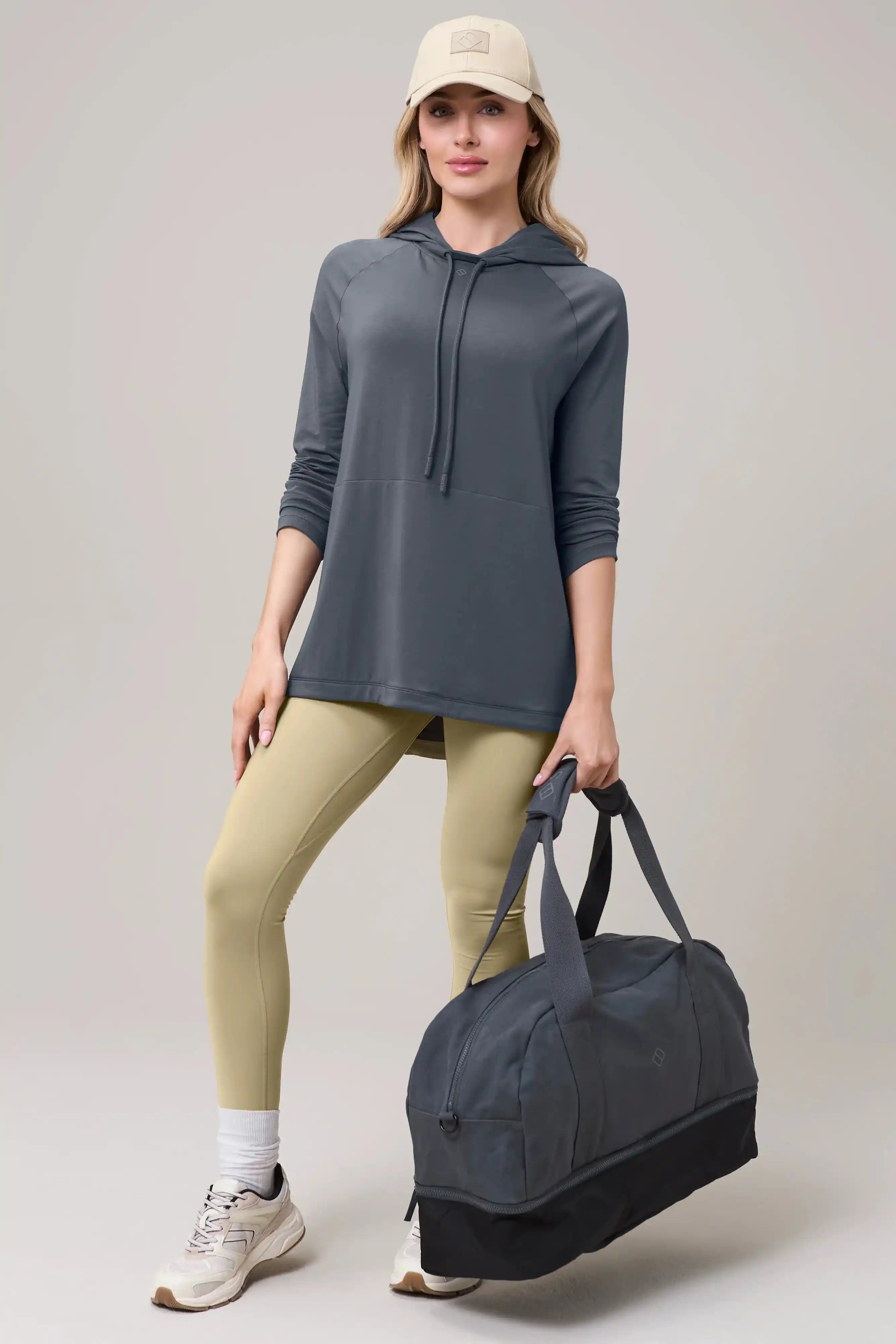 Womens Emile Long Sleeve Pima Hoodie