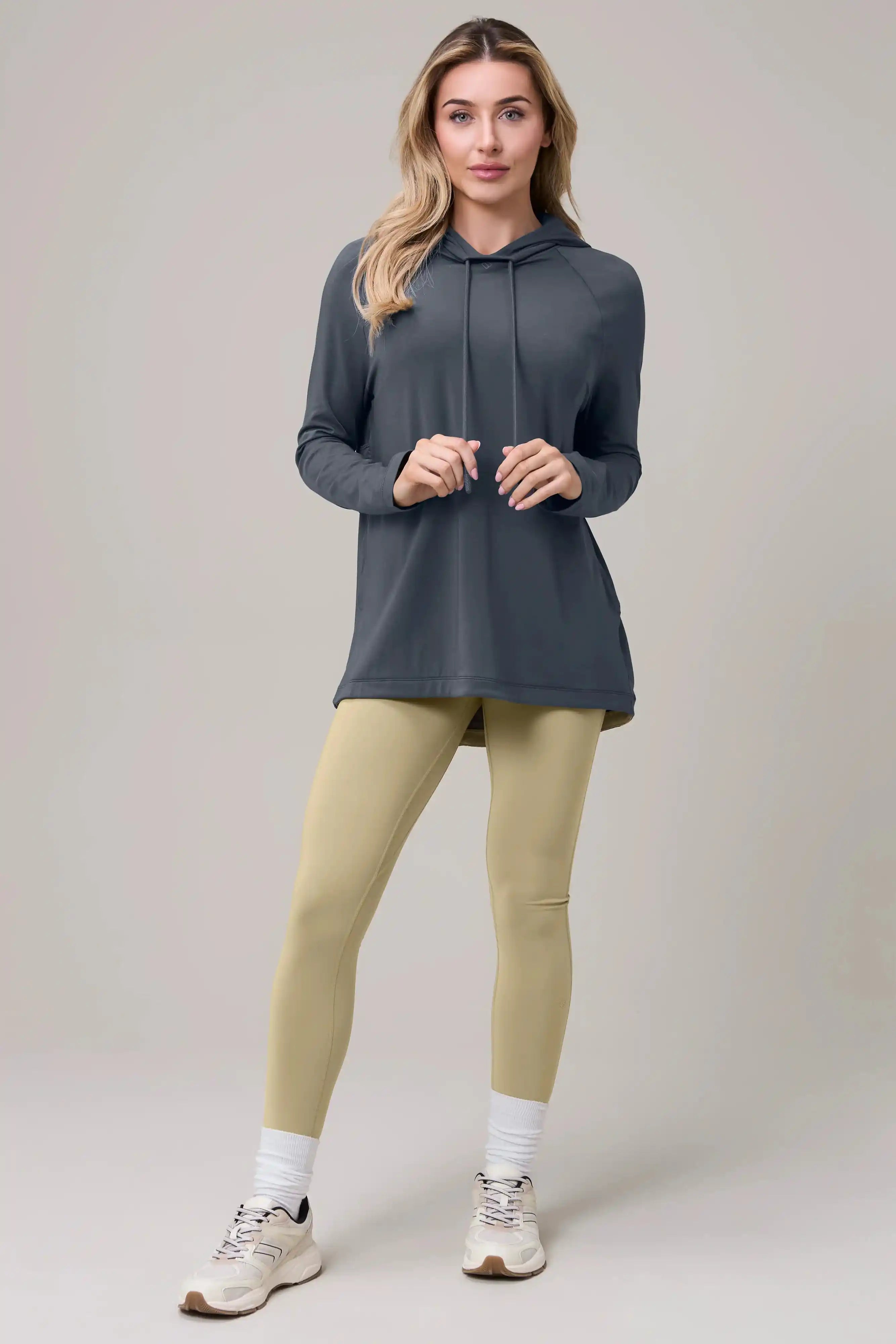 Womens Emile Long Sleeve Pima Hoodie