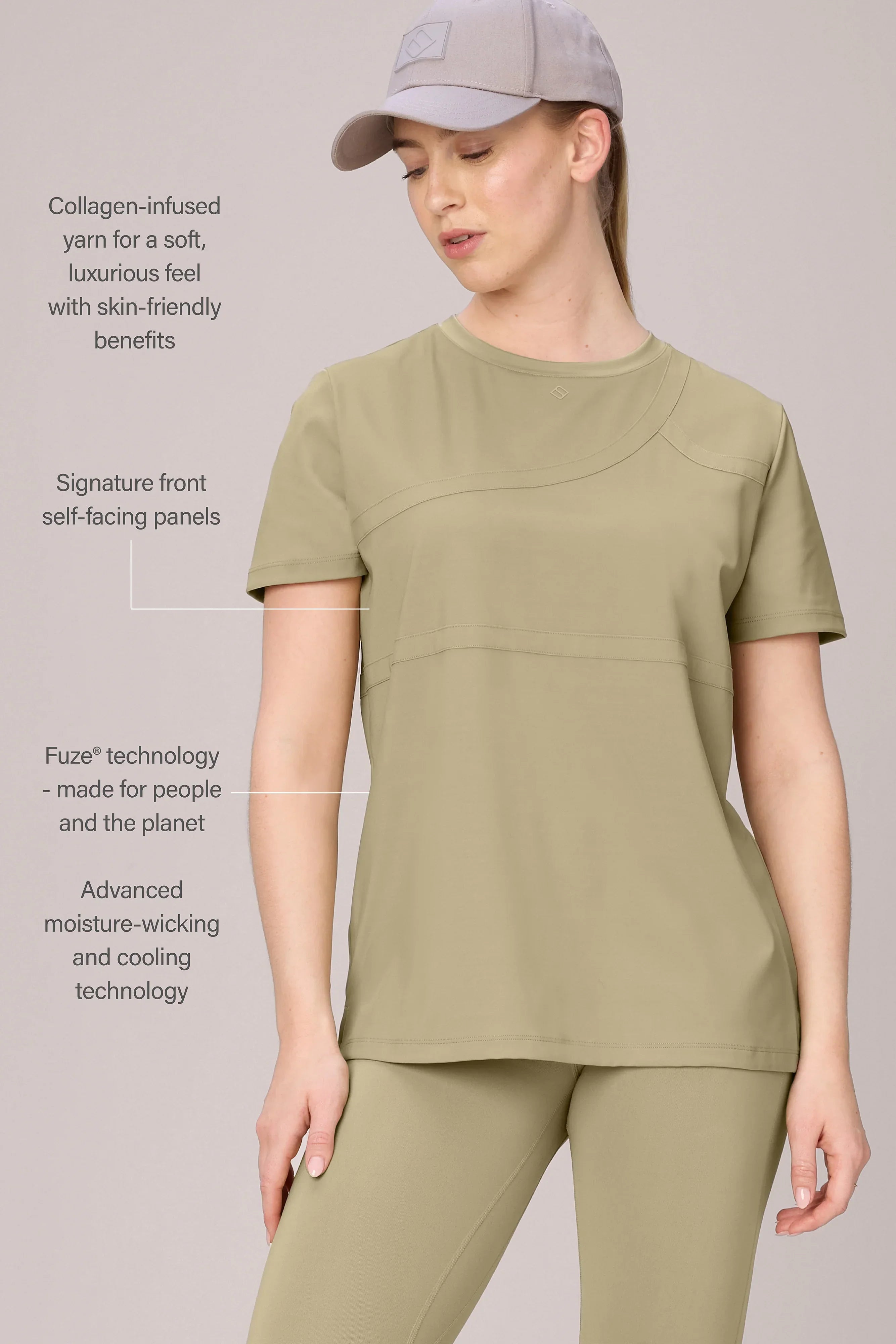 Womens Collagen Performance Tee