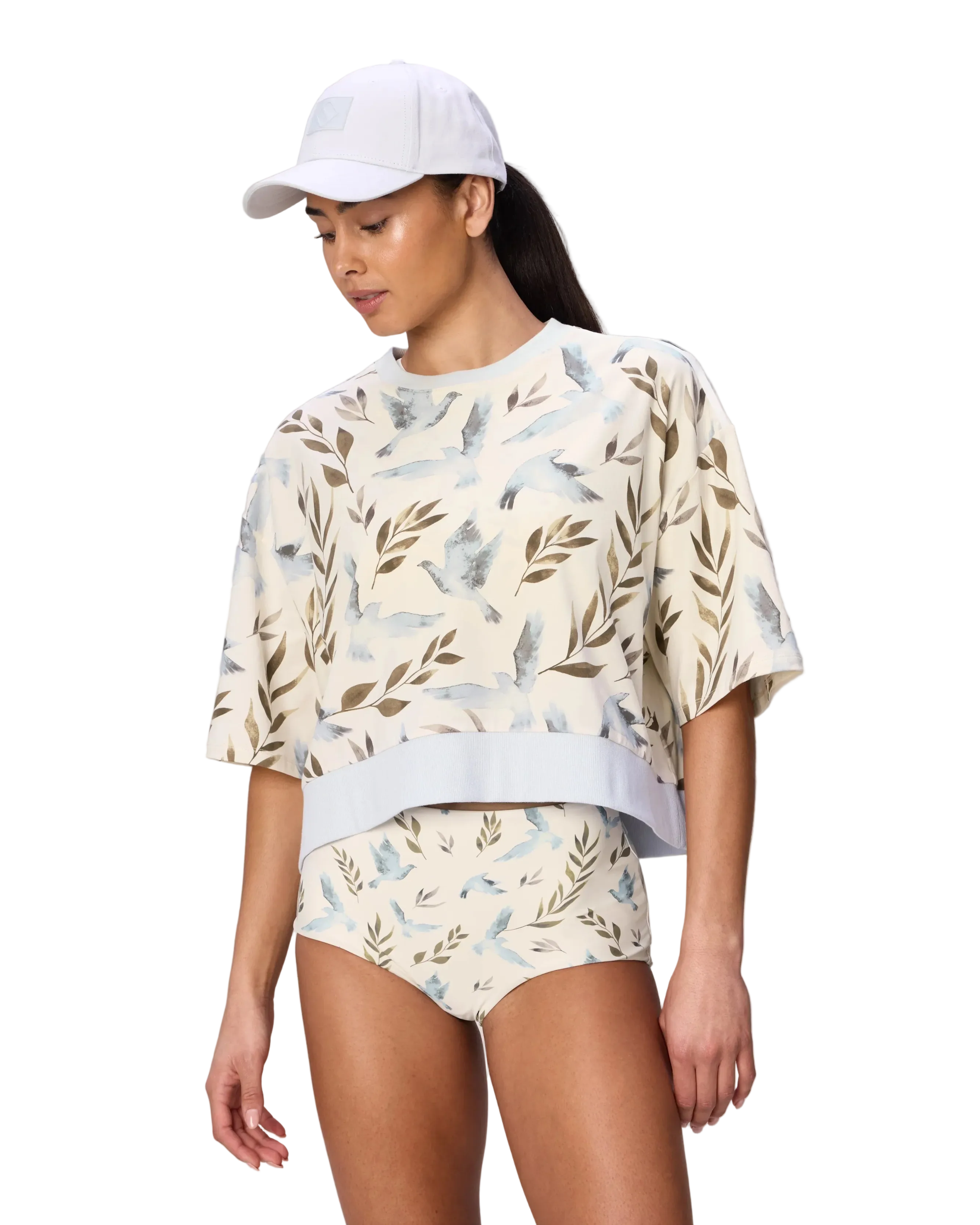 Womens Eden Cropped Tee