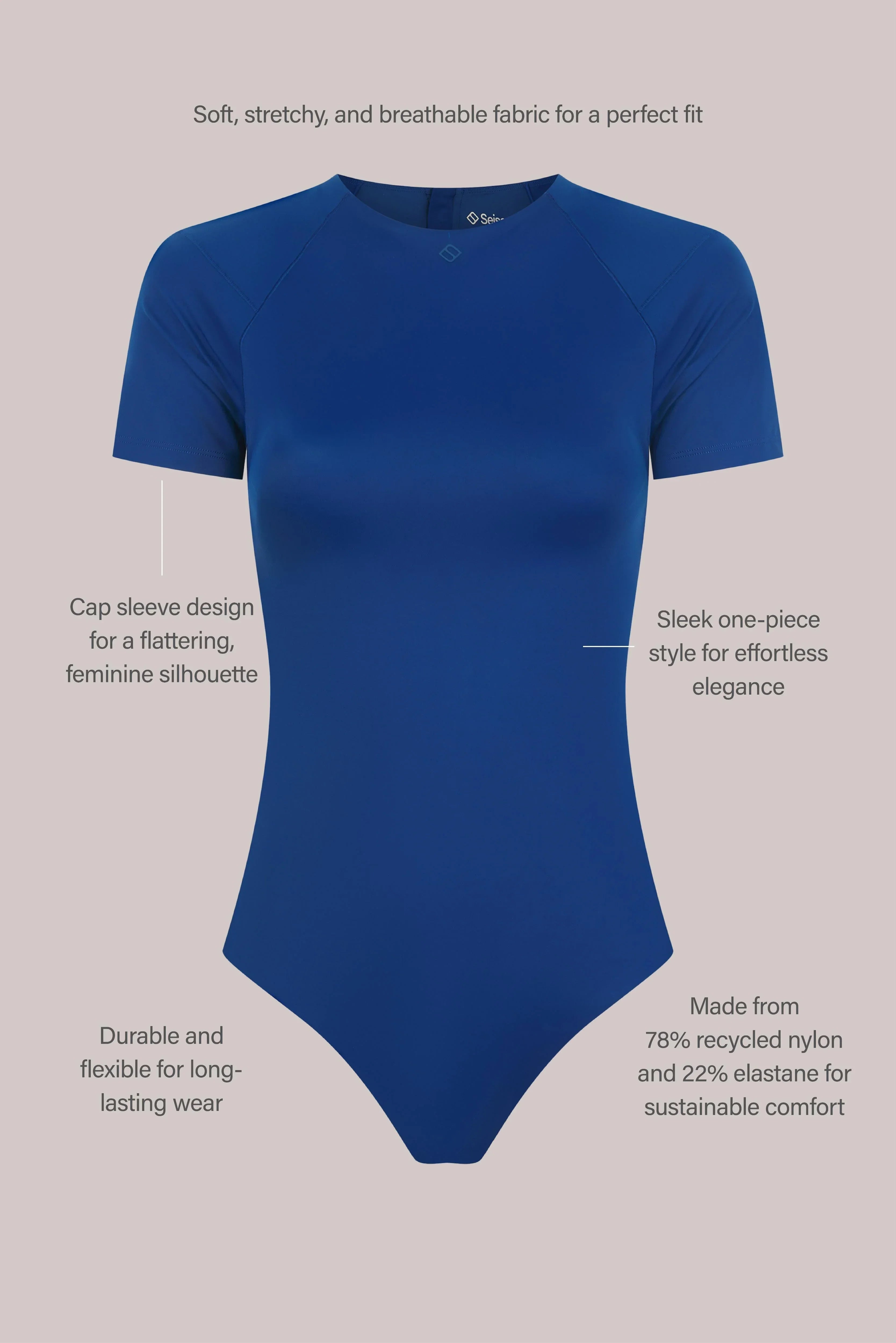 Womens Gerda Cap Sleeve One Piece