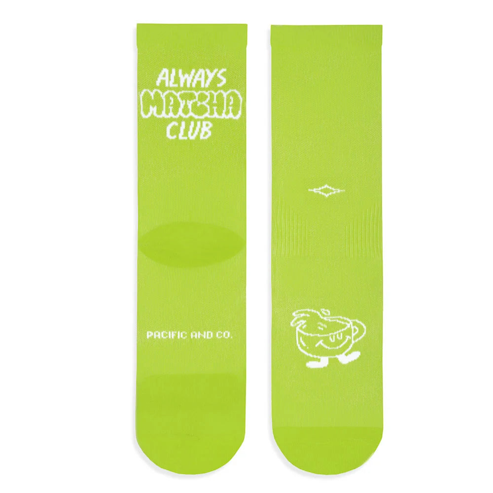 Always Matcha Club Running Socks