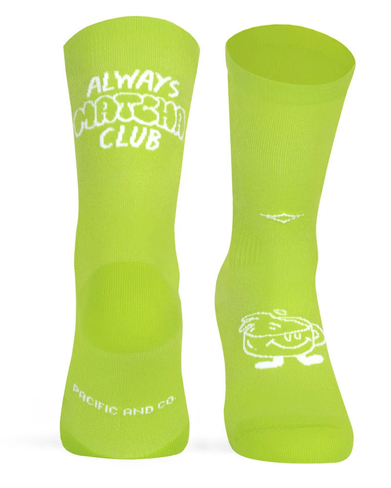 Always Matcha Club Running Socks