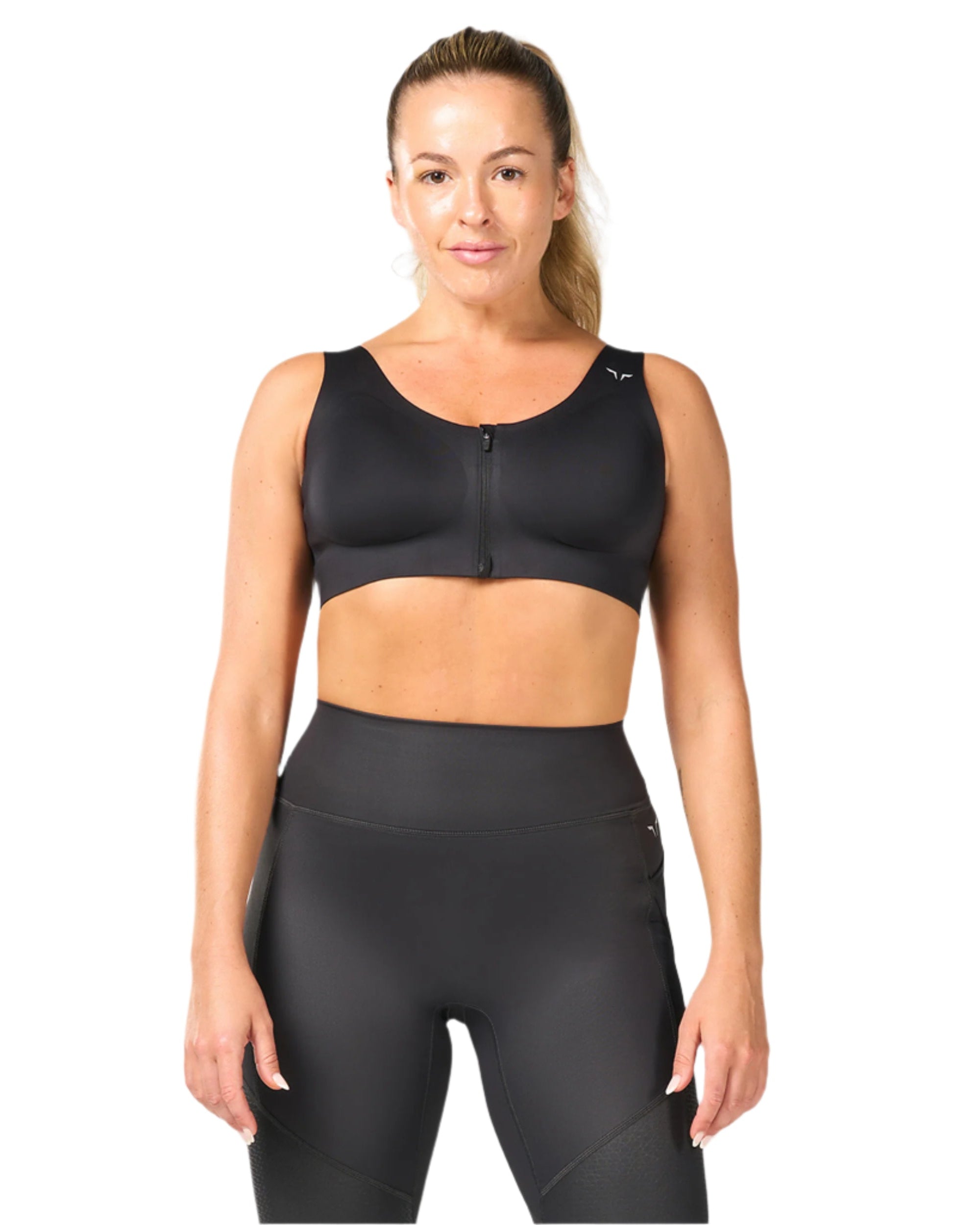 Womens Performance Zip Up Bra