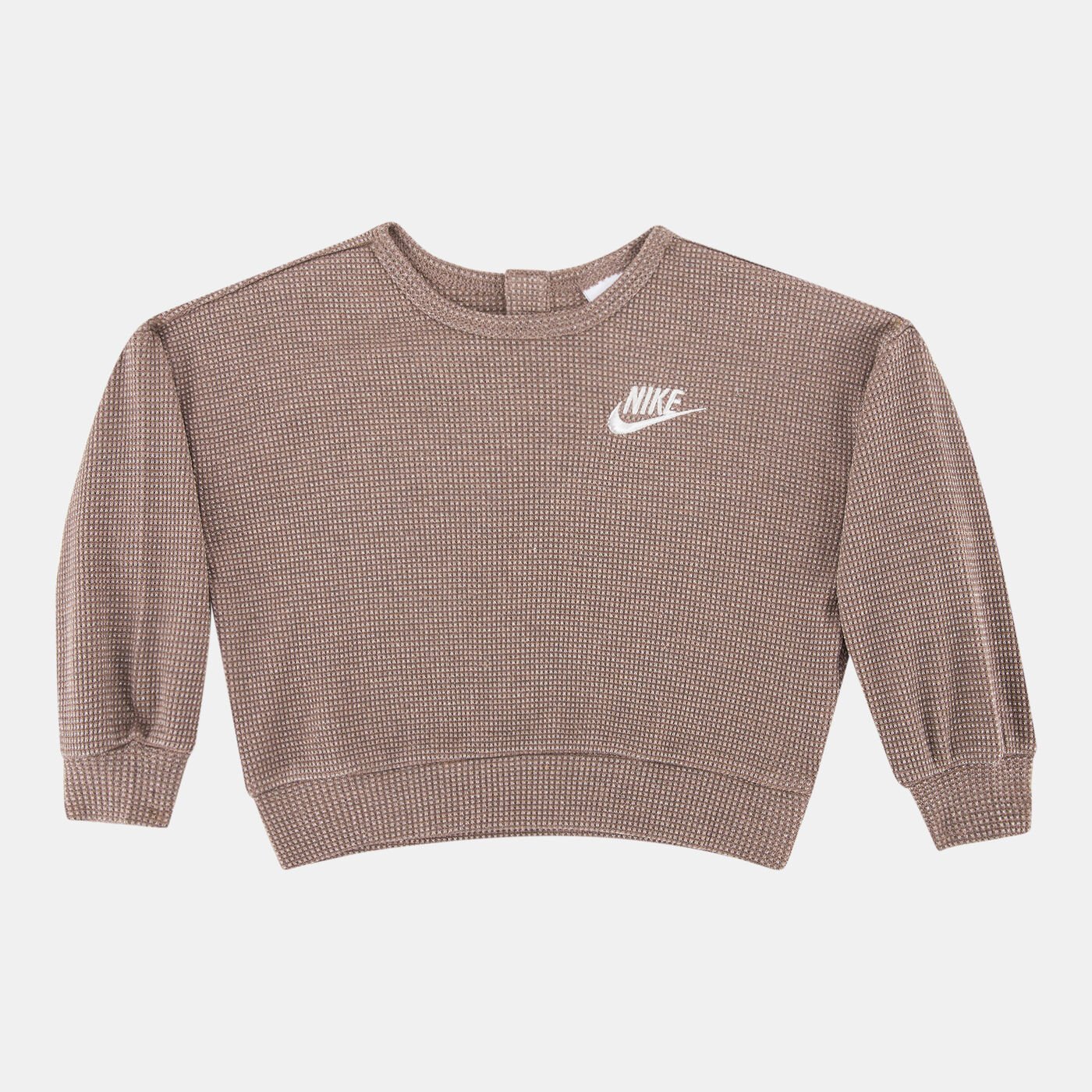 Infant Girls Lurex Waffle Sweatshirt and Jogger Set