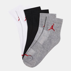 3 Pack Kids Jordan Jumpman Quarter Socks