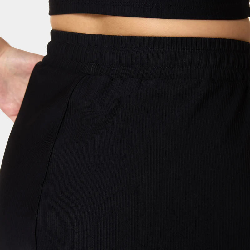 Womens Ribbed Wide Leg