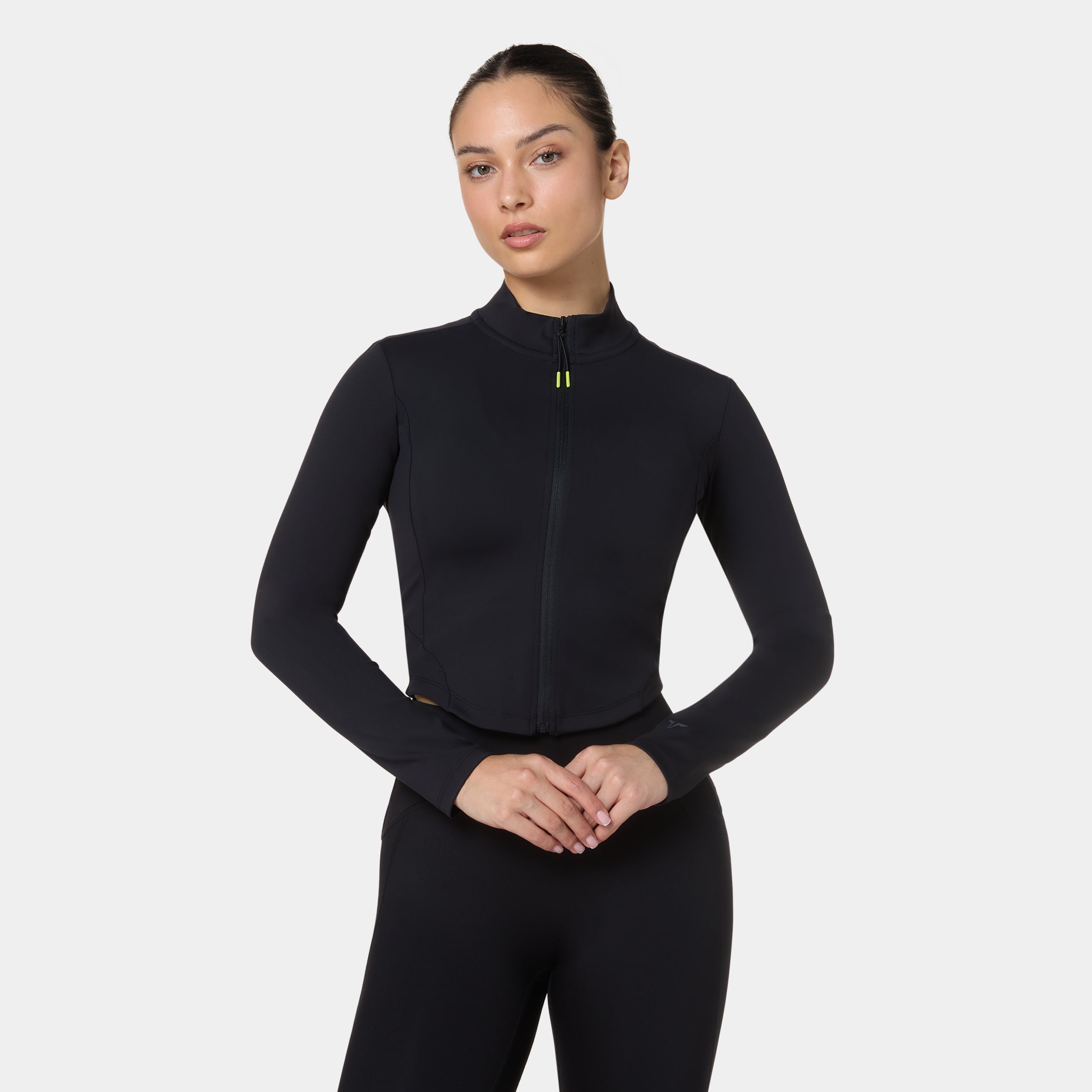 Womens Performance Crop Track Jacket