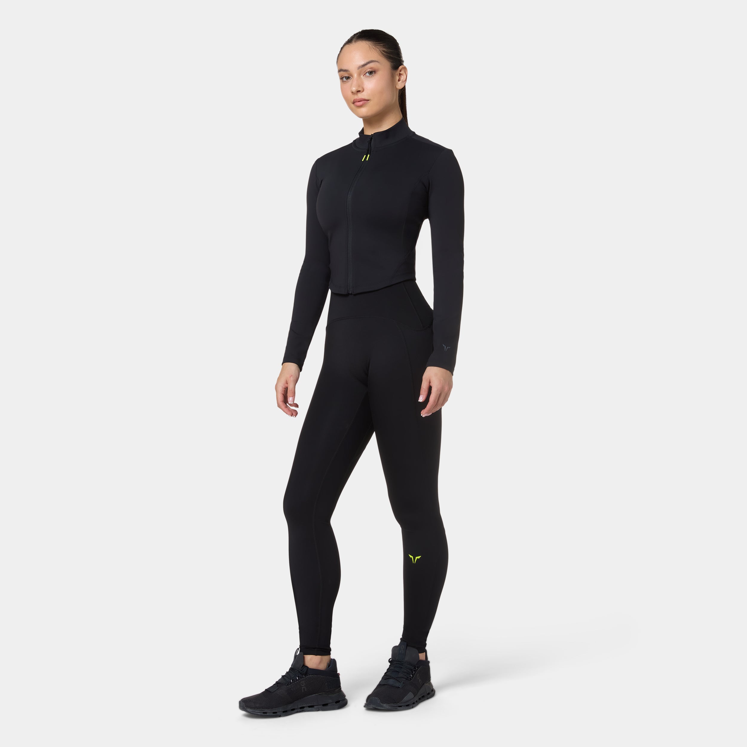 Womens Performance Crop Track Jacket