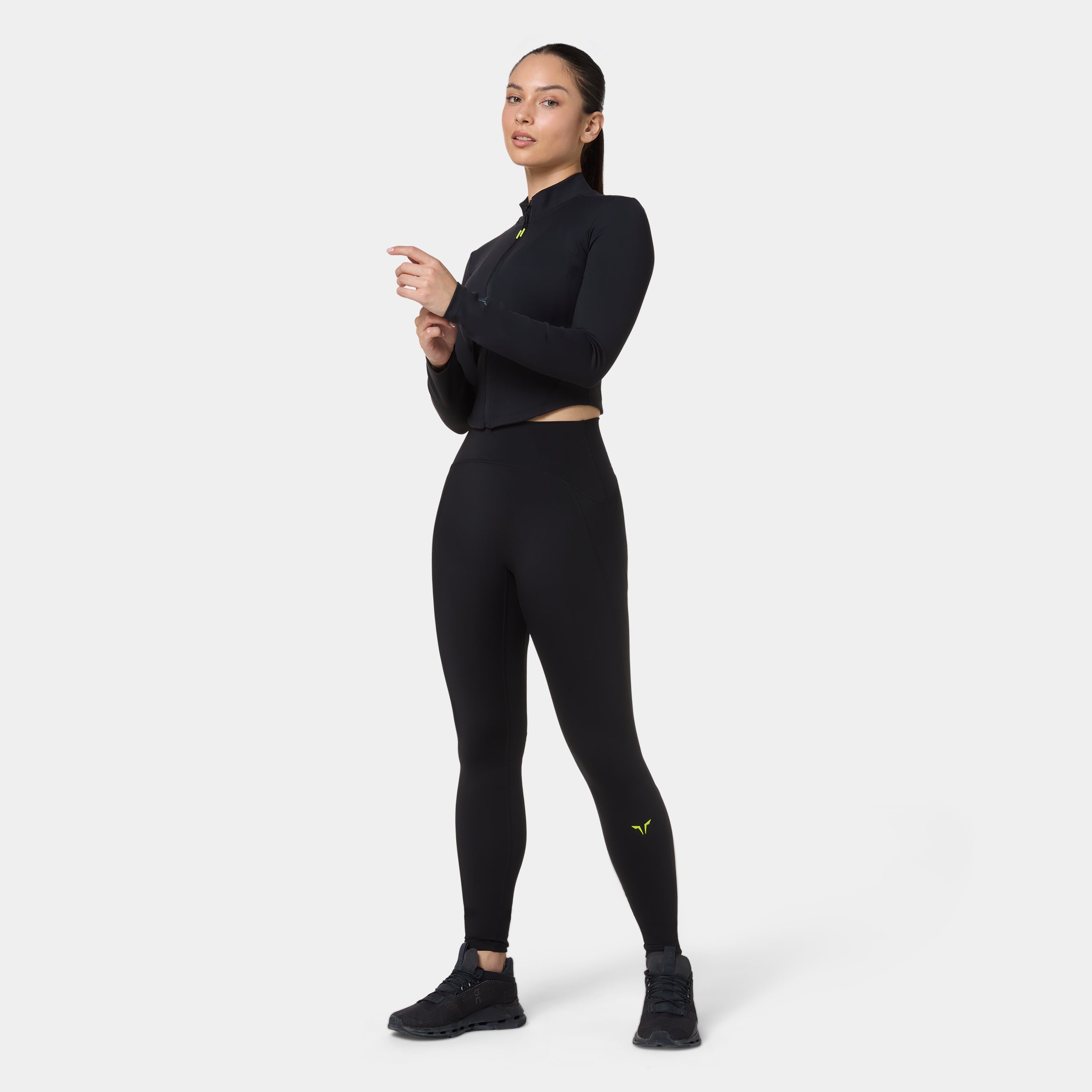 Womens Performance Crop Track Jacket