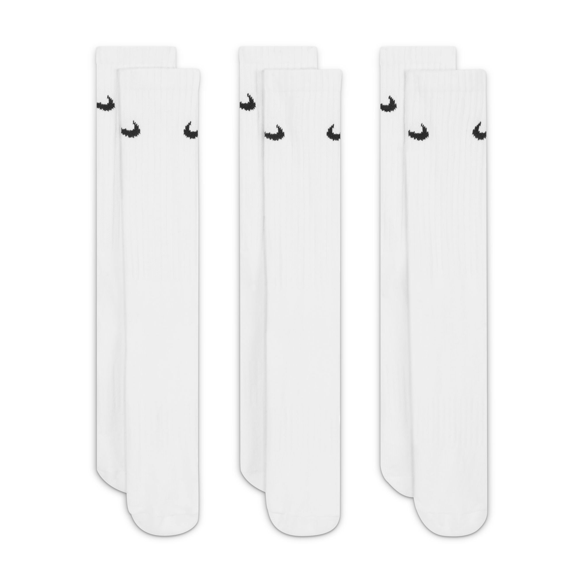 Mens 3 Pack Value Cotton Crew Socks