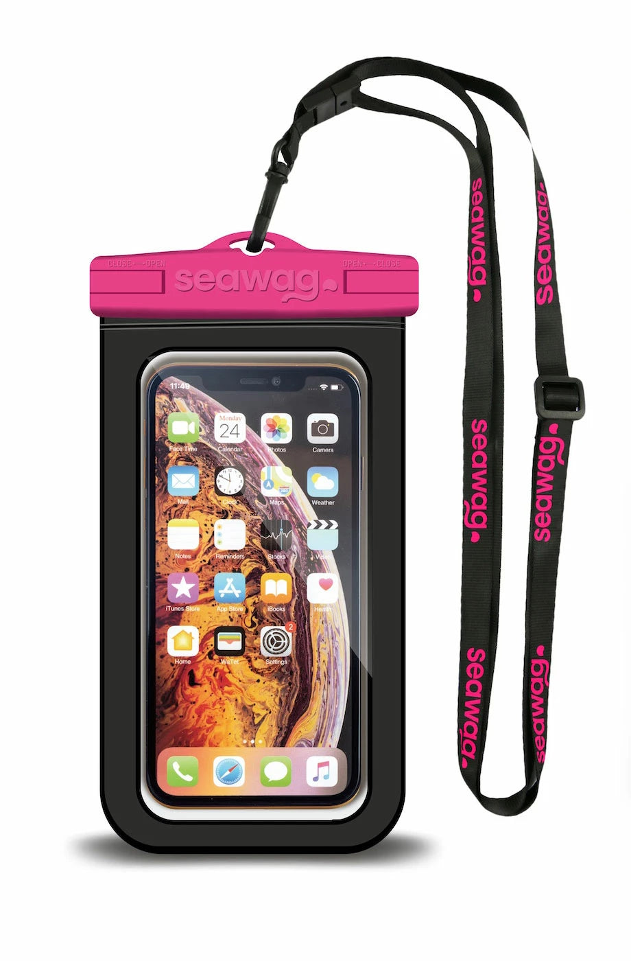 Waterproof Case For Smartphone Black And Pink