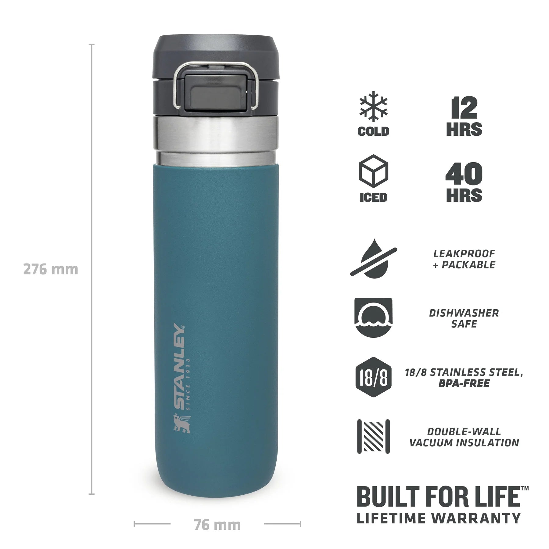 Quick Flip Water Bottle 0.70 L / 24 oz