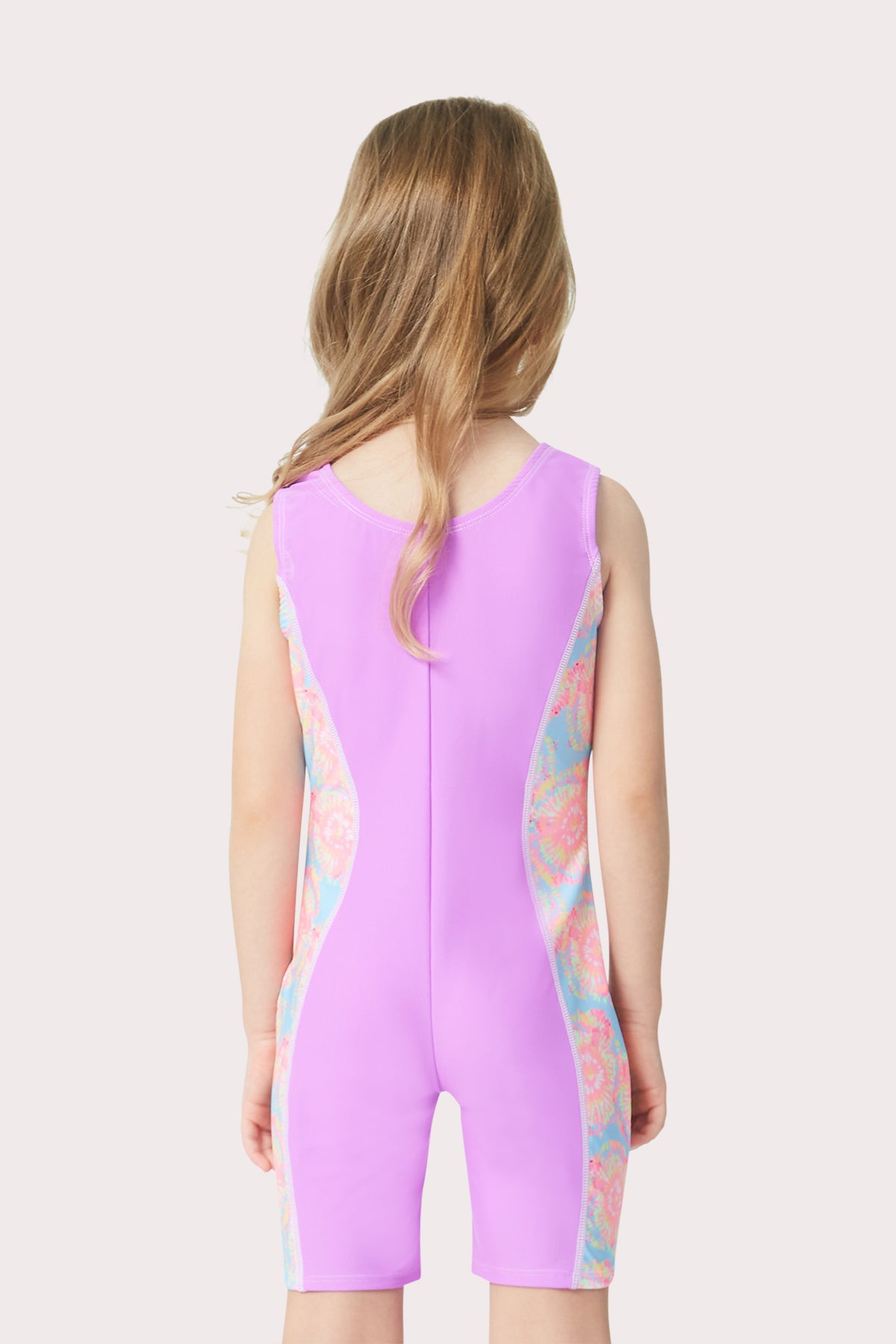 Girls Tie Dye Printed One Piece Legsuit