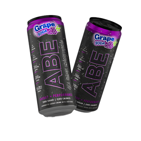 Abe Can Energy Grape Soda 330Ml