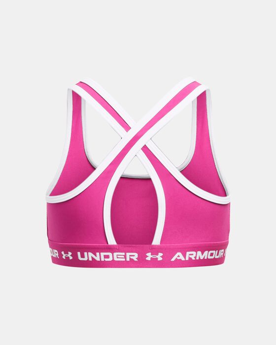 Girls Performance Crossback Medium Impact Sports Bra