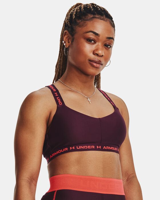 Womens Crossback Light Impact Sports Bra