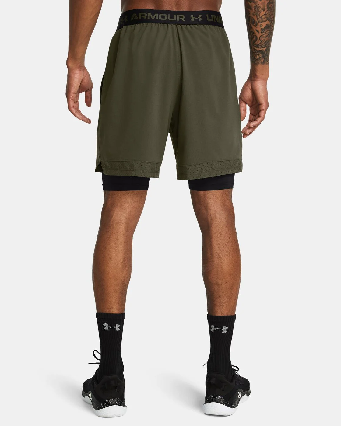 Mens Vanish Woven 2 in 1 Short