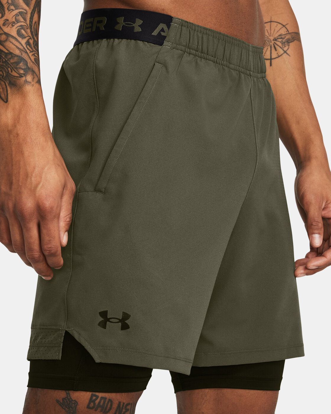 Mens Vanish Woven 2 in 1 Short