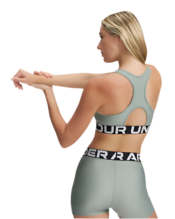 Womens Heat Gear Medium Impact Sports Bra