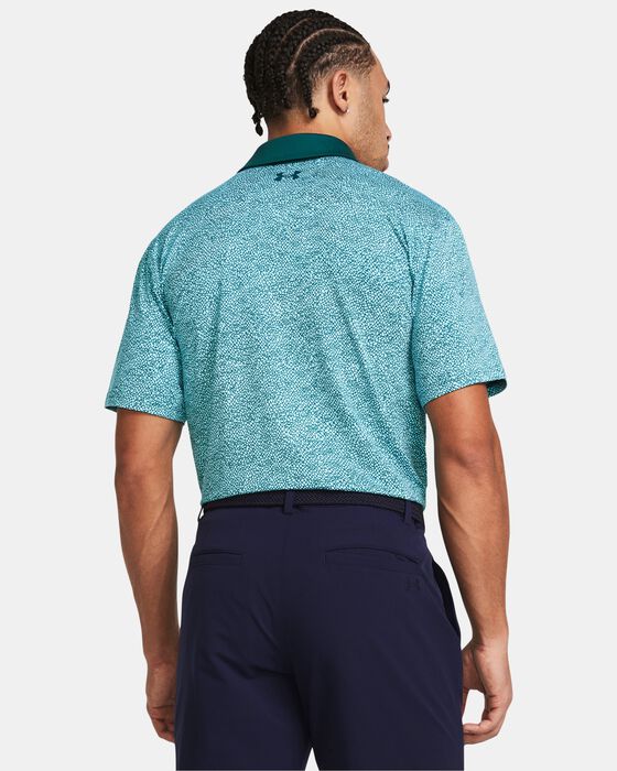 Mens T2G Printed Golf Polo Shirt