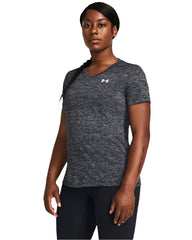 Womens Tech Twist V-Neck Short Sleeve T-Shirt